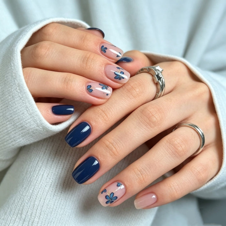 Floral Press-On Nail Set Kalsten 1787395178
