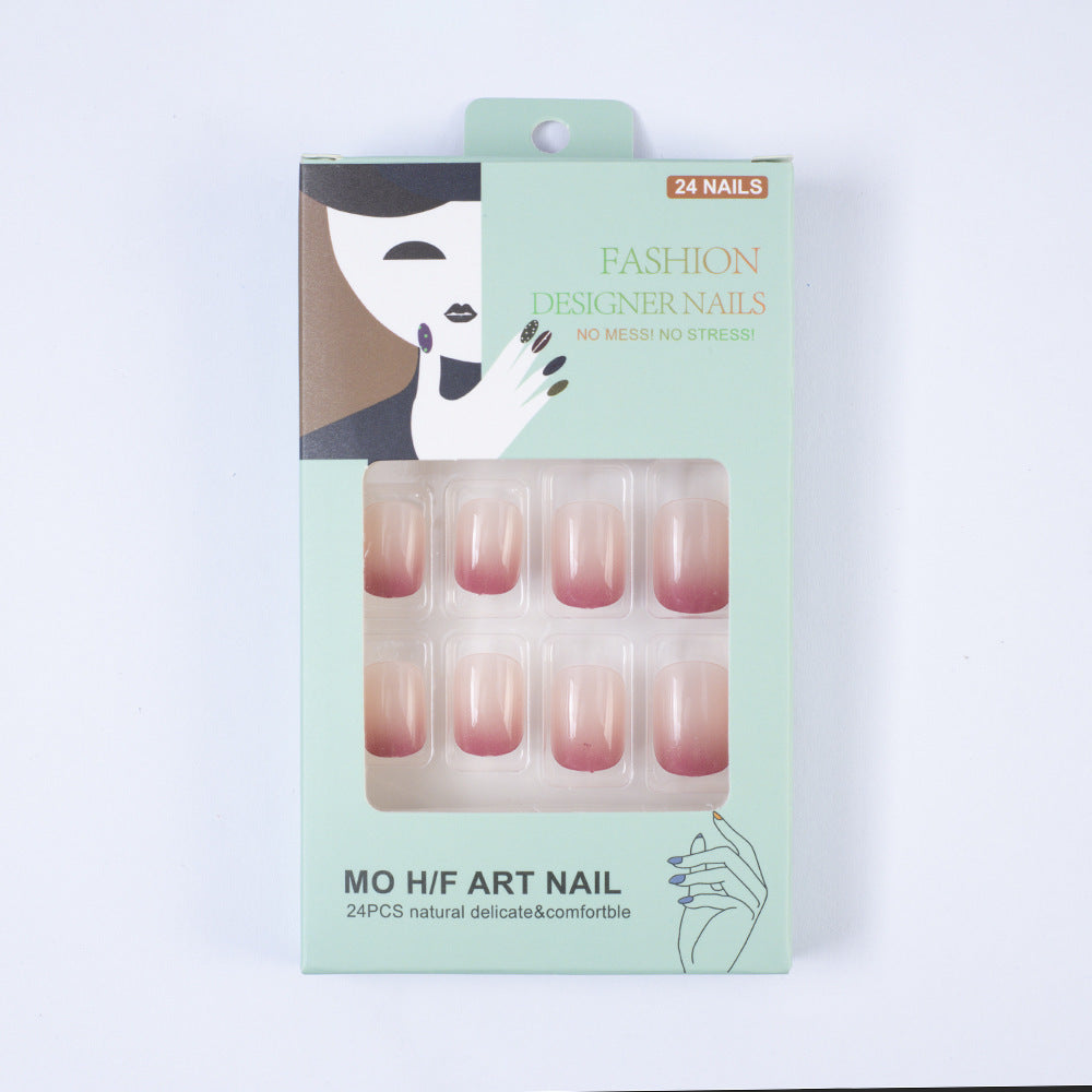 Elegant and high-gloss artificial nails with ombre effect Kalsten