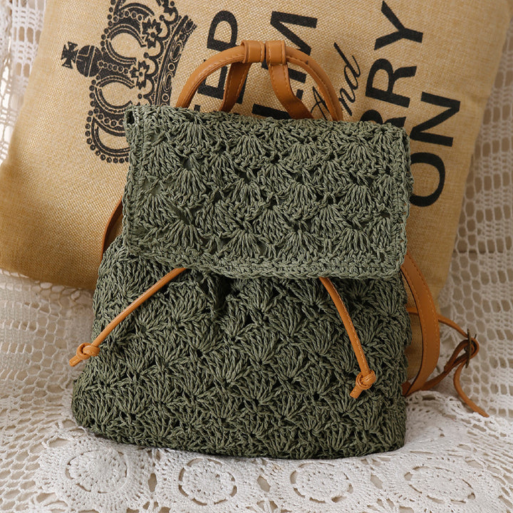 Casual Backpack Bag Made from Handcrafted Natural Material Kalsten