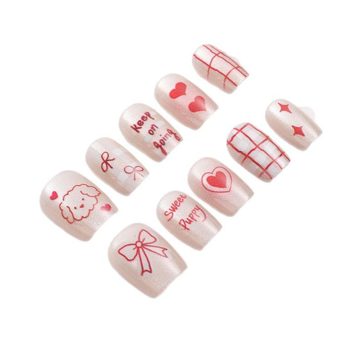Trendy Press-On Nail Set Kalsten