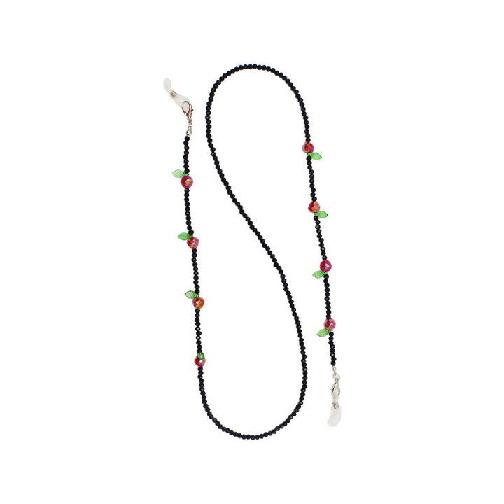 Charming Floral Beaded Eyewear Chain Kalsten