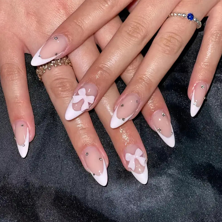 Elegant Stiletto Nail Art with Floral Designs Kalsten