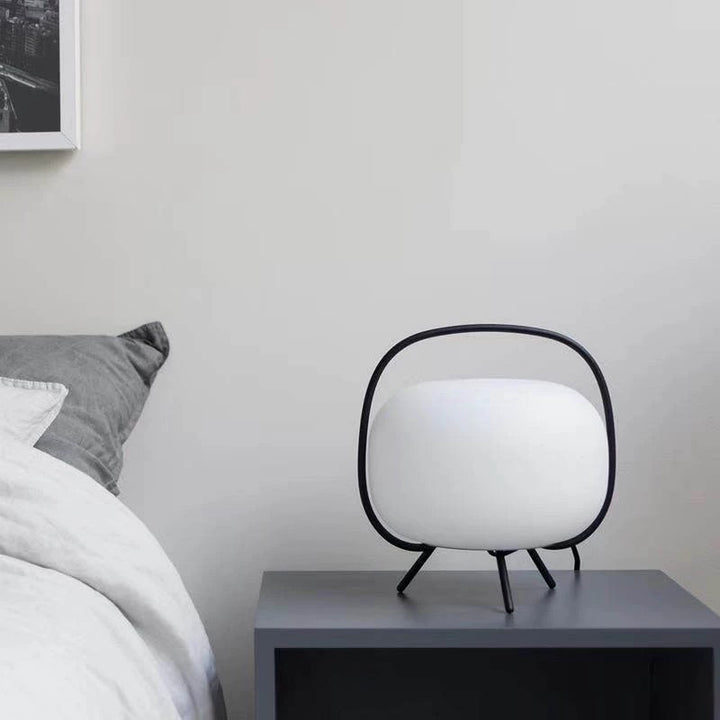 Modern Minimalist Table Lamp with Elegant Curved Design