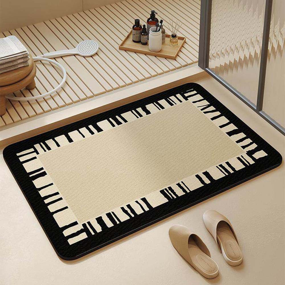 Decorative Oval Bath Mat