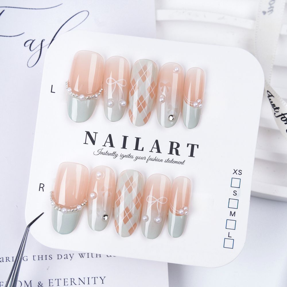 Artistic Press-On Nail Set Kalsten