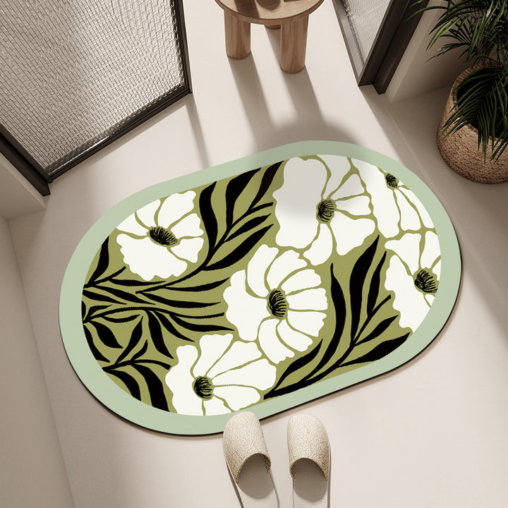 Floral Print Area Rug Kalsten