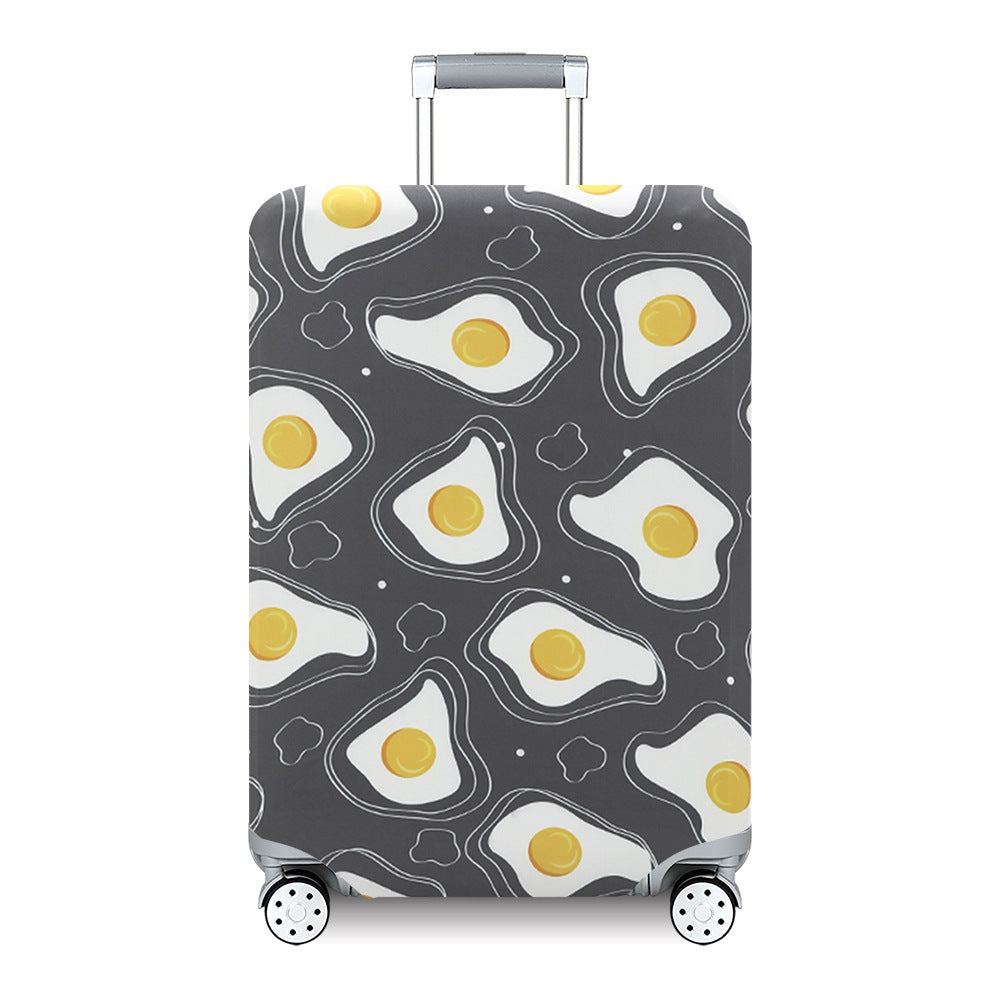 Women Hard-shell Trolley with Creative Graffiti Design Kalsten