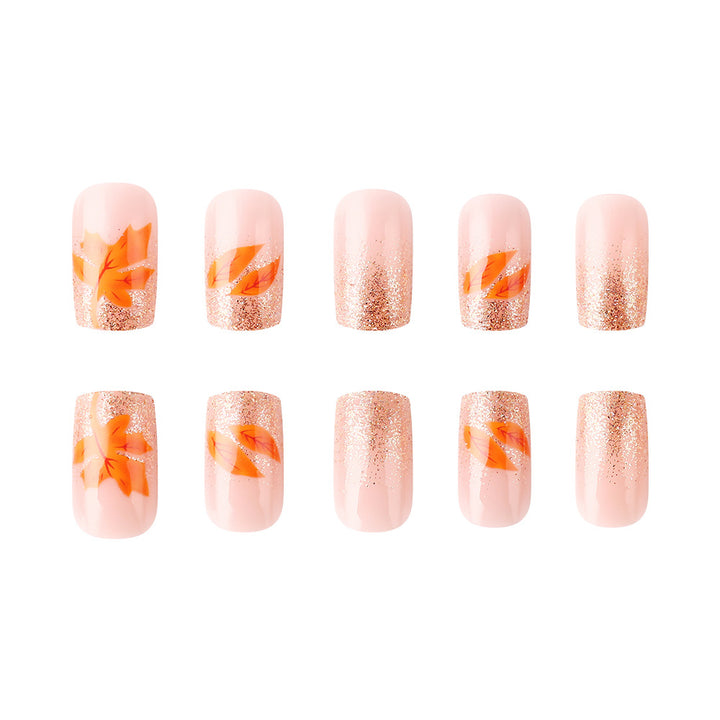 Autumn-Inspired Gel Nail Art Set Kalsten