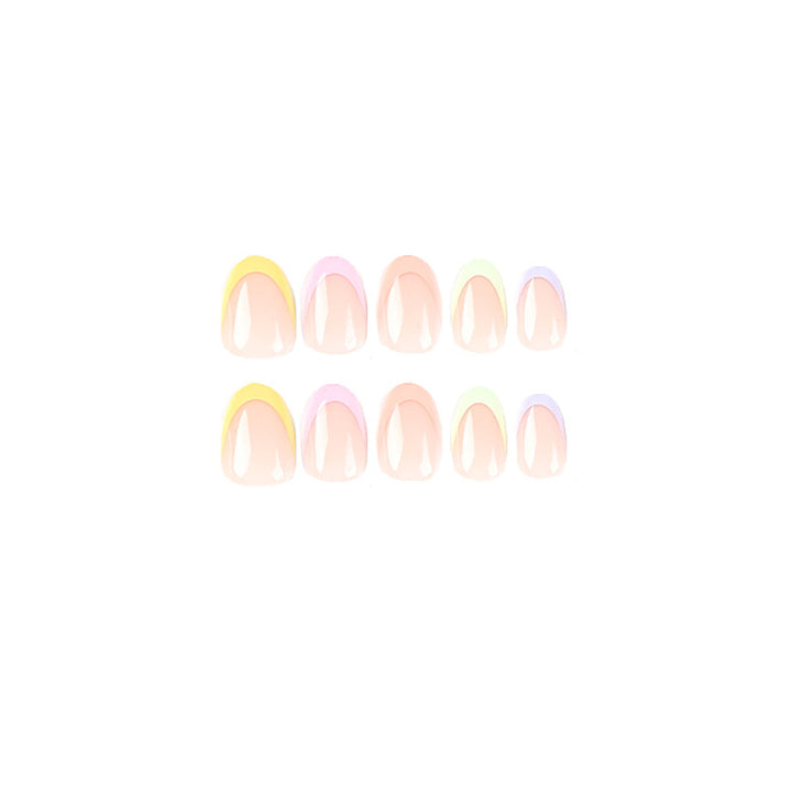 Artful nail extensions with elegant gradient and shine Kalsten