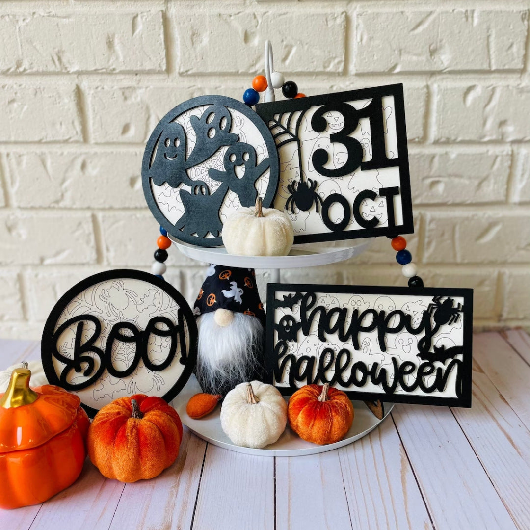 Whimsical Halloween Ghost Decor