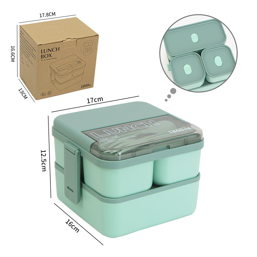 Portable Lunch Box with Cutlery