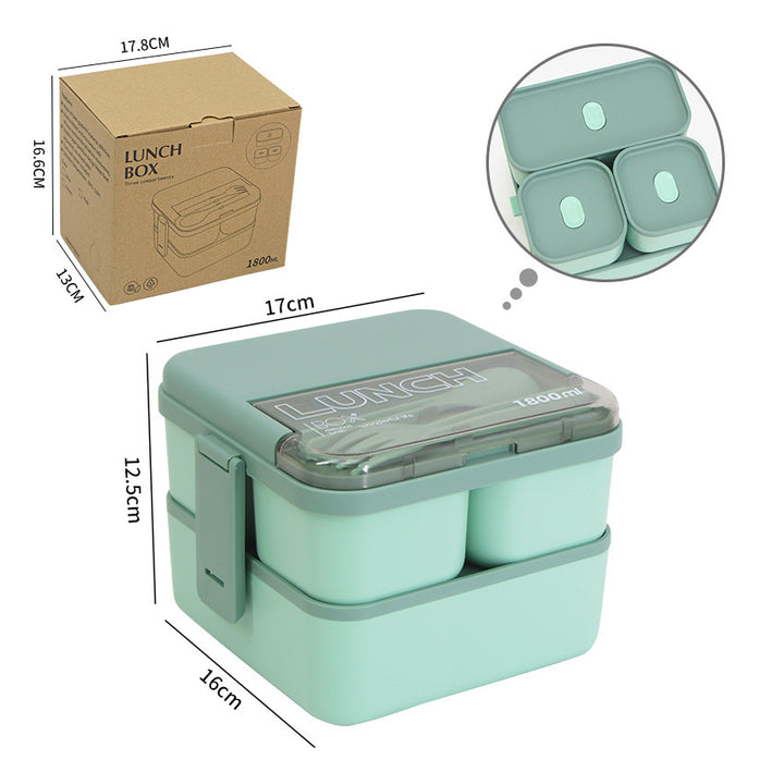 Portable Lunch Box with Cutlery