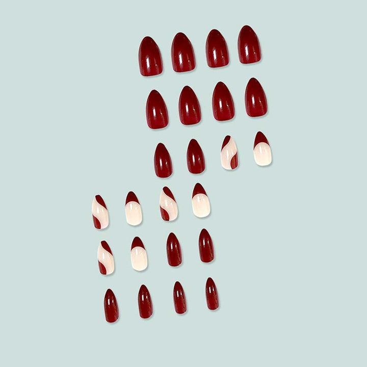 Elegant stiletto artificial nails with ombre effect Kalsten