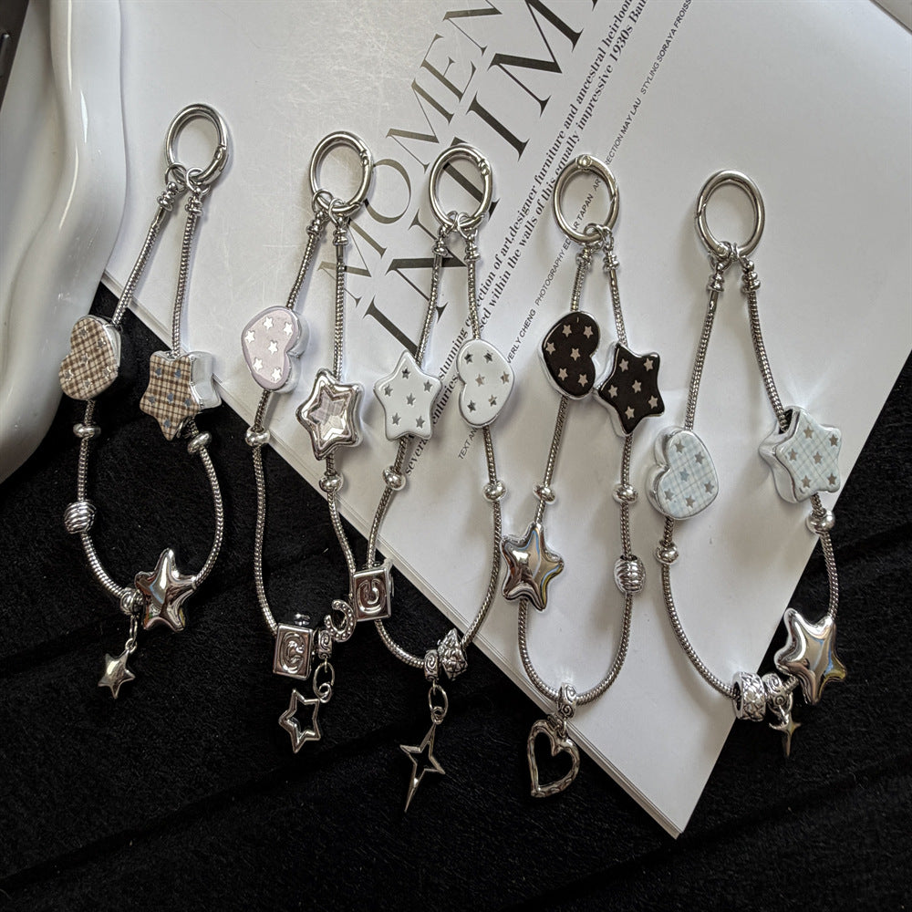 Unique Beaded Charm Keyring Kalsten