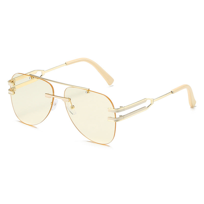 Futuristic Aviator-Style Sunglasses Kalsten