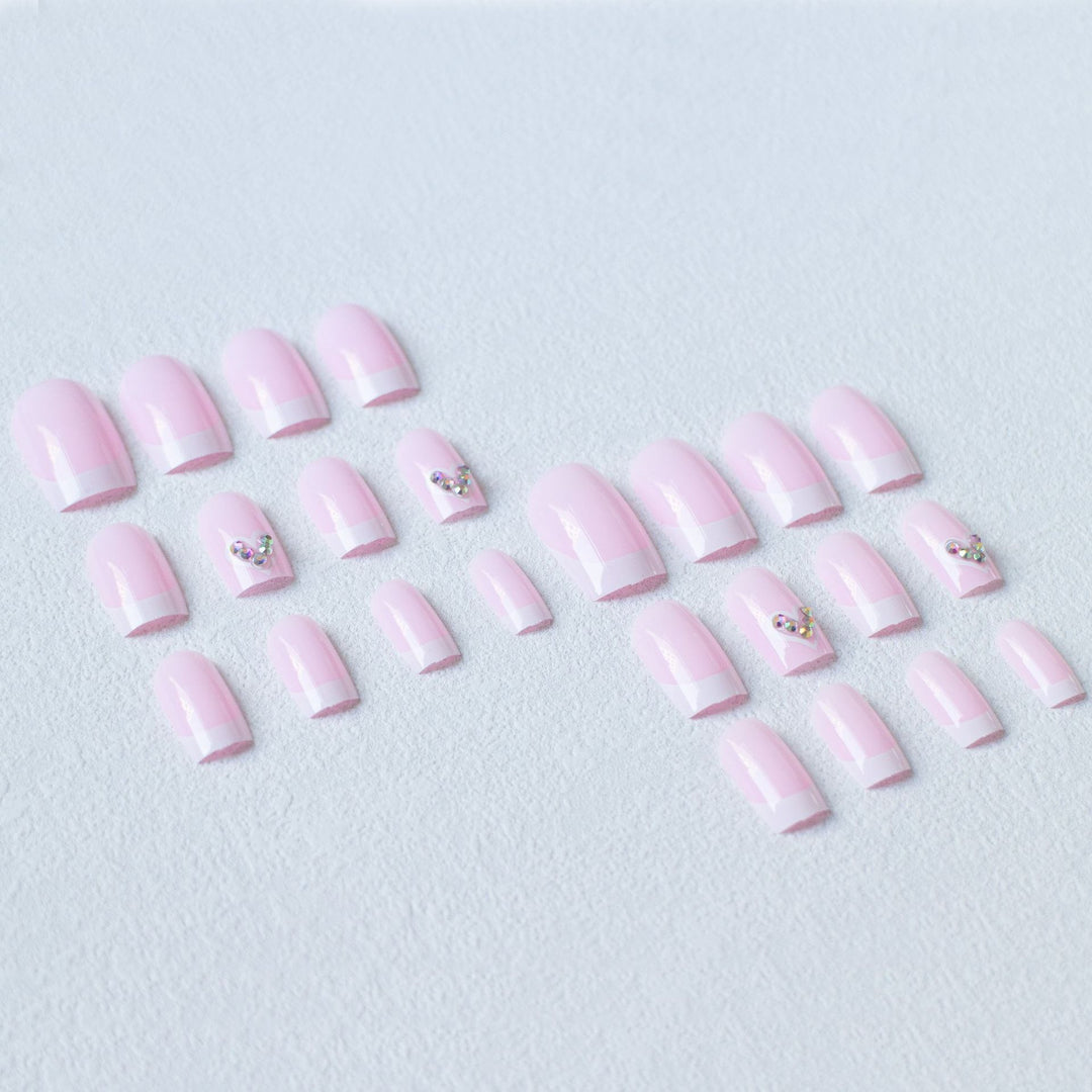 Elegant French Tip Acrylic Nail Art Kit  1790958233