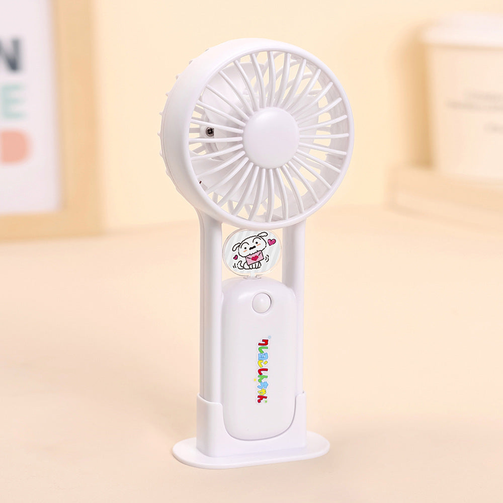 Ladies Portable Battery Hand Fan with Multifunctional Design Kalsten