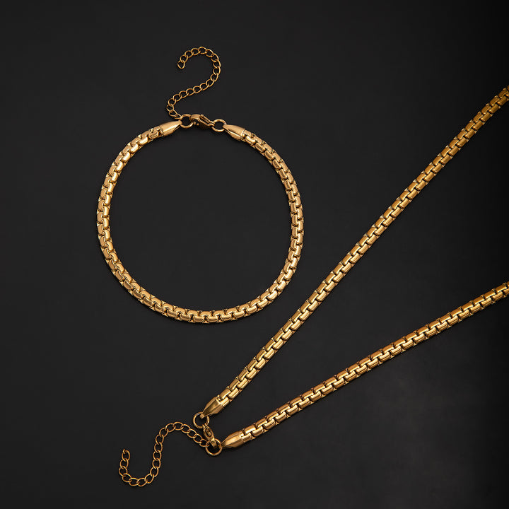 Stylish Chain Necklace Set Kalsten