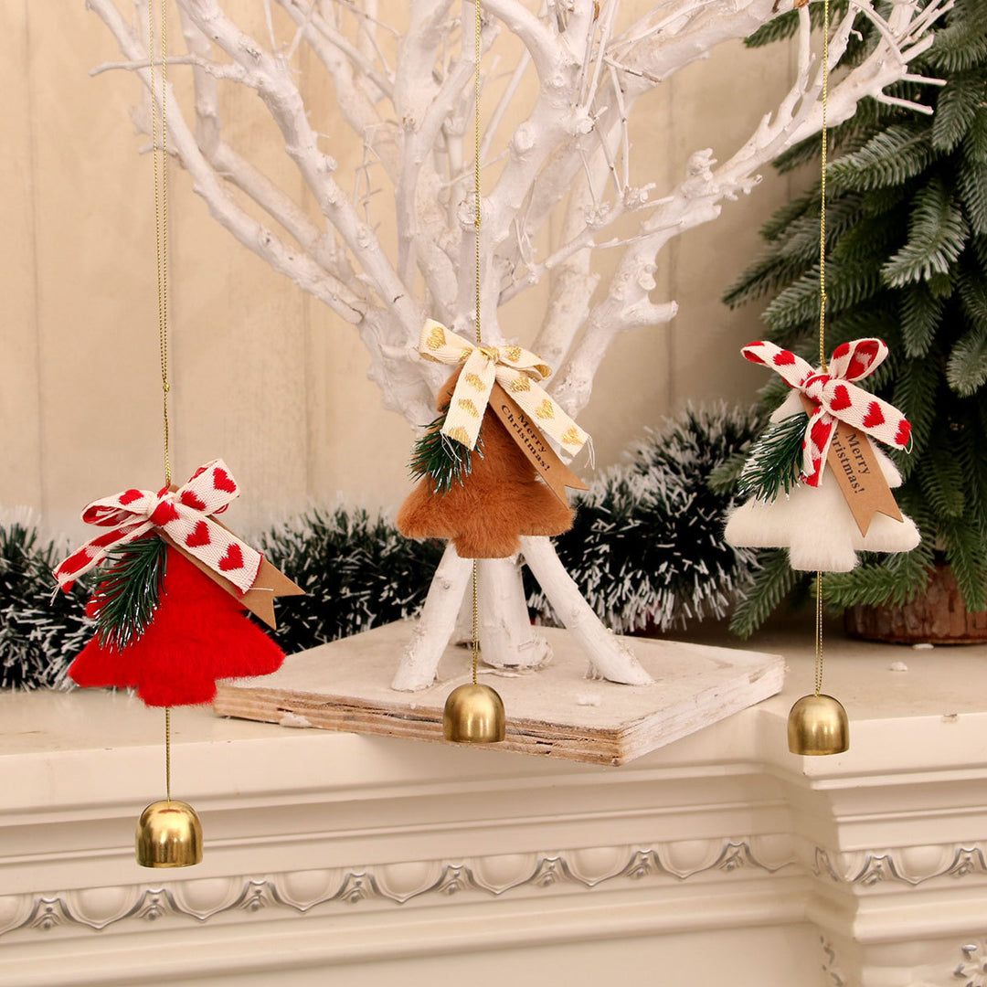 Festive Christmas Tree Ornament with Bell Kalsten