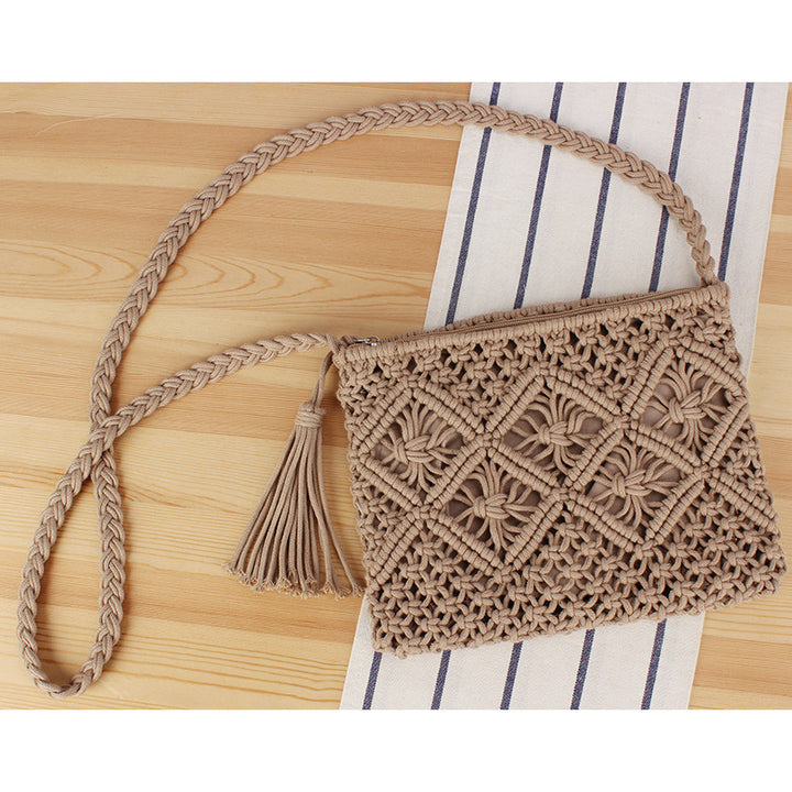 Hand-manipulated Macramé Crossbody Bag Kalsten