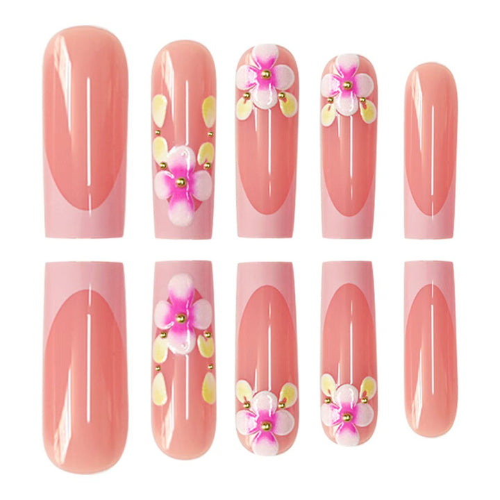 Floral Nail Design Extensions Kalsten