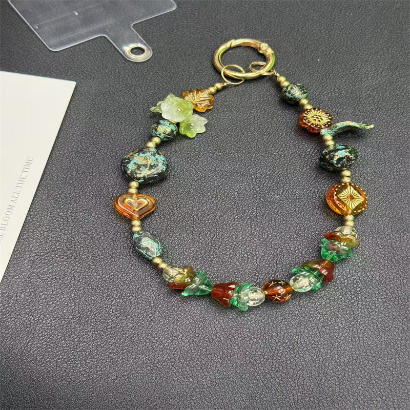 Decorative Beaded Charm Keychain Kalsten 1790135326