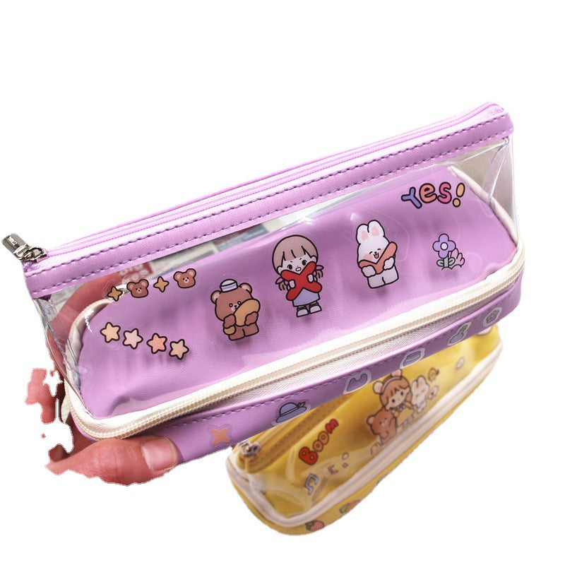 Fun Cartoon-Themed Zippered Pencil Case Kalsten