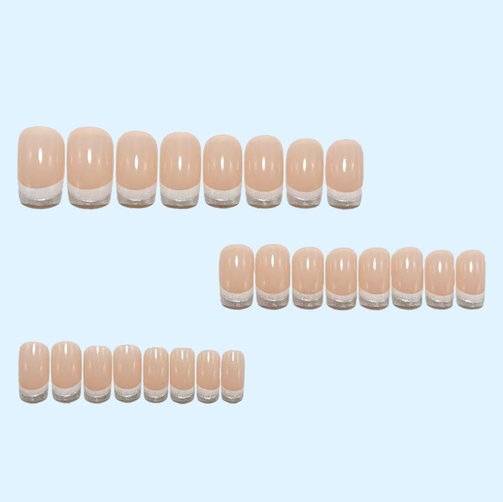 Artificial nails with elegant French tips Kalsten