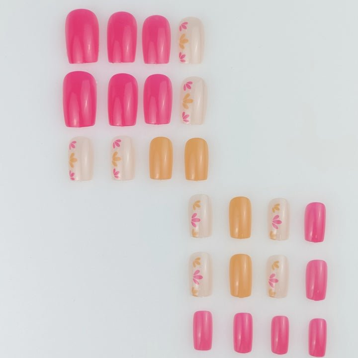 Floral Acrylic Nail Art Enhancements Kalsten 1789915591