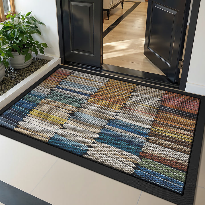 Decorative Geometric Entrance Mat Kalsten