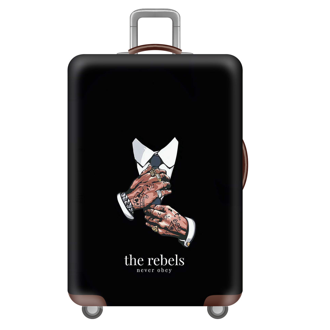 Unisex Hard Shell Luggage with Creative Astronaut Motto Kalsten