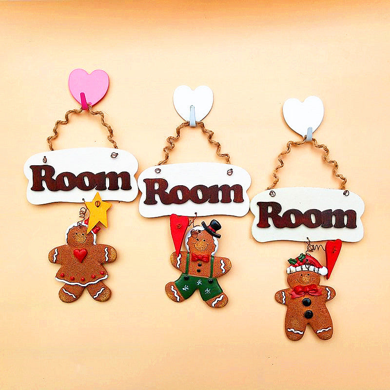 Decorative Gingerbread Room Name Sign