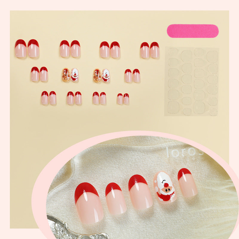 Festive Press-On Nail Art Set Kalsten
