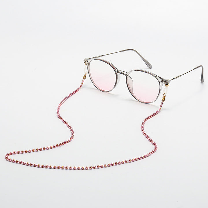 Fashionable Cat-Eye Glasses with Beaded Chain Kalsten