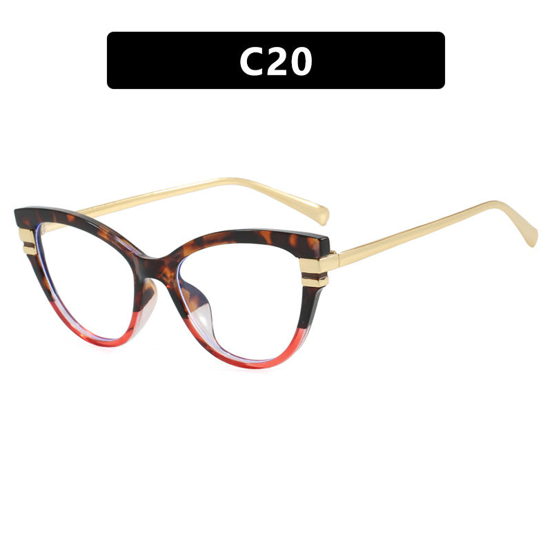 Ladies Cat-Eye Sunglasses with Elegant Metal Accents Kalsten