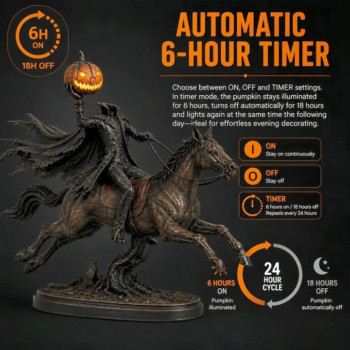 Halloween-Themed Horseman Figurine Kalsten