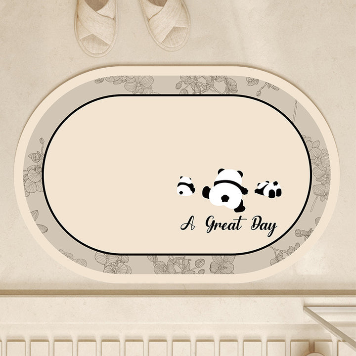 Playful Pet-Themed Welcome Mat