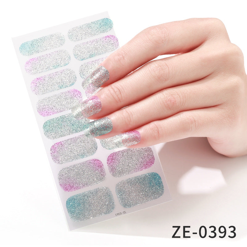 Glitter Ombre Nail Strips