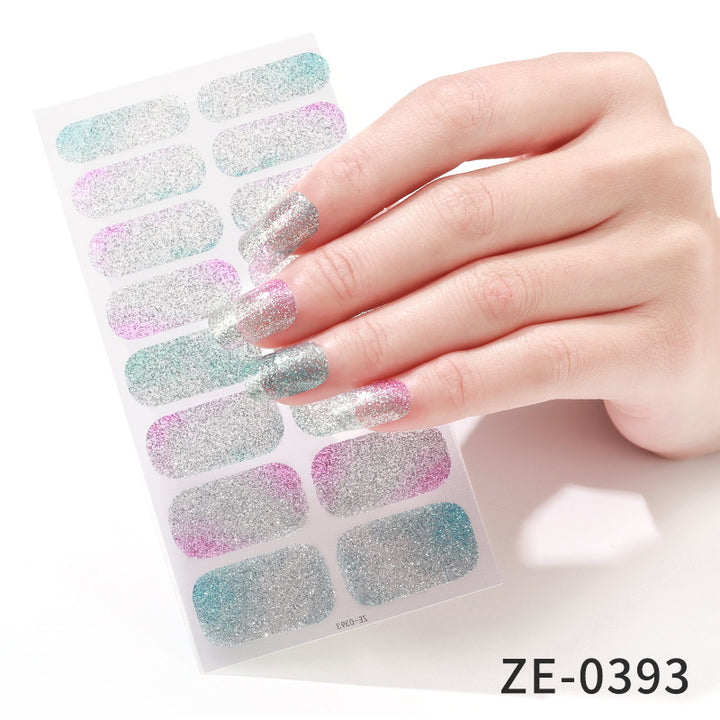 Glitter Ombre Nail Strips