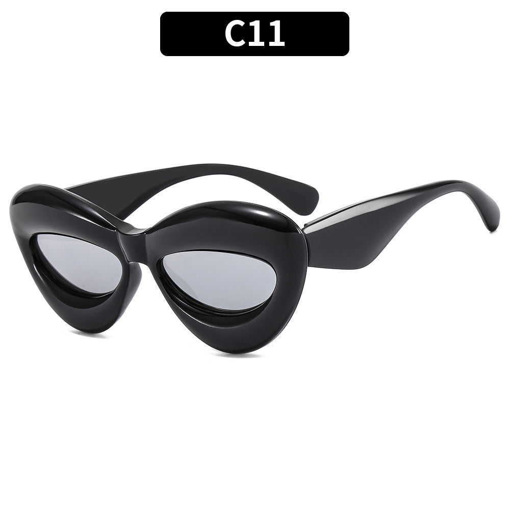 Futuristic Cat-Eye Sunglasses  1787664573
