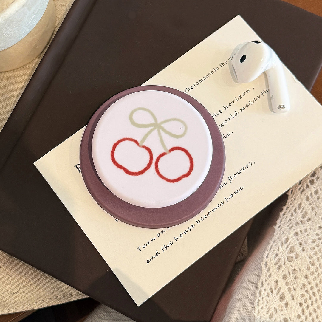 Coaster with cherry motif Kalsten