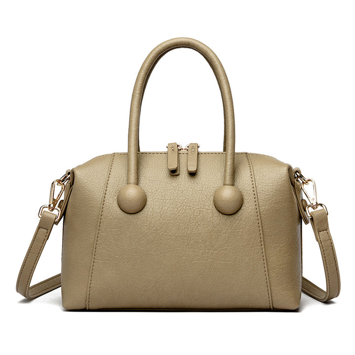 Stylish Textured Handheld Satchel Kalsten