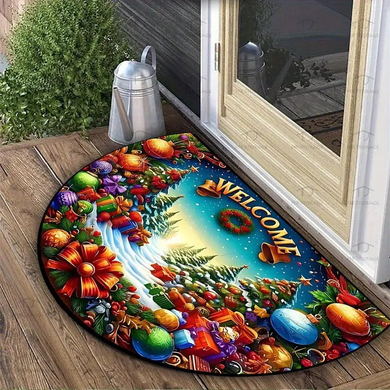 Holiday-Themed Decorative Floor Mat Kalsten