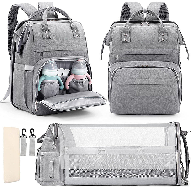 Multi-Functional Diaper Backpack with Insulated Compartment Kalsten