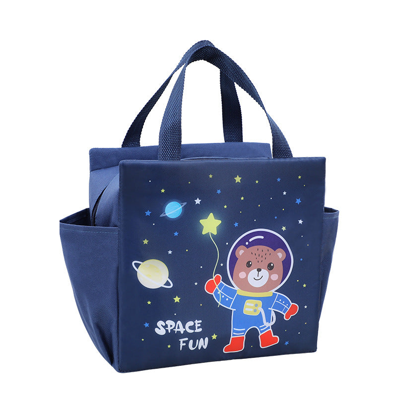 Fun Soccer-Themed Insulated Lunch Tote Kalsten