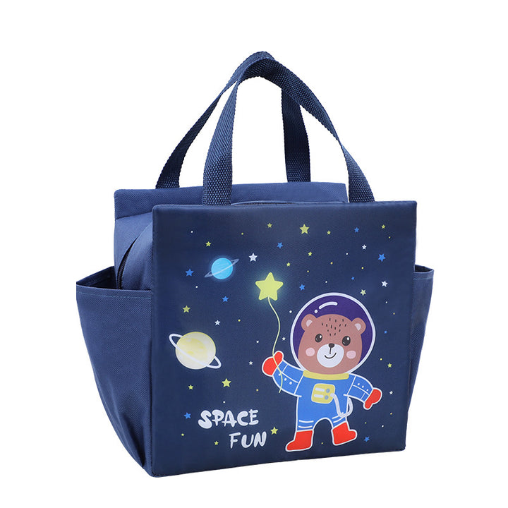 Fun Soccer-Themed Insulated Lunch Tote Kalsten