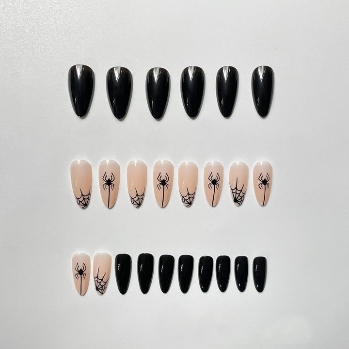 Artistic Halloween-Themed Nail Art Set Kalsten