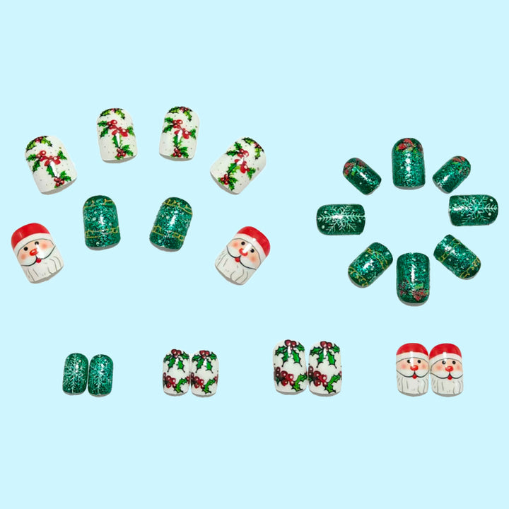 Creative Art Nails In Festive Christmas Design Kalsten