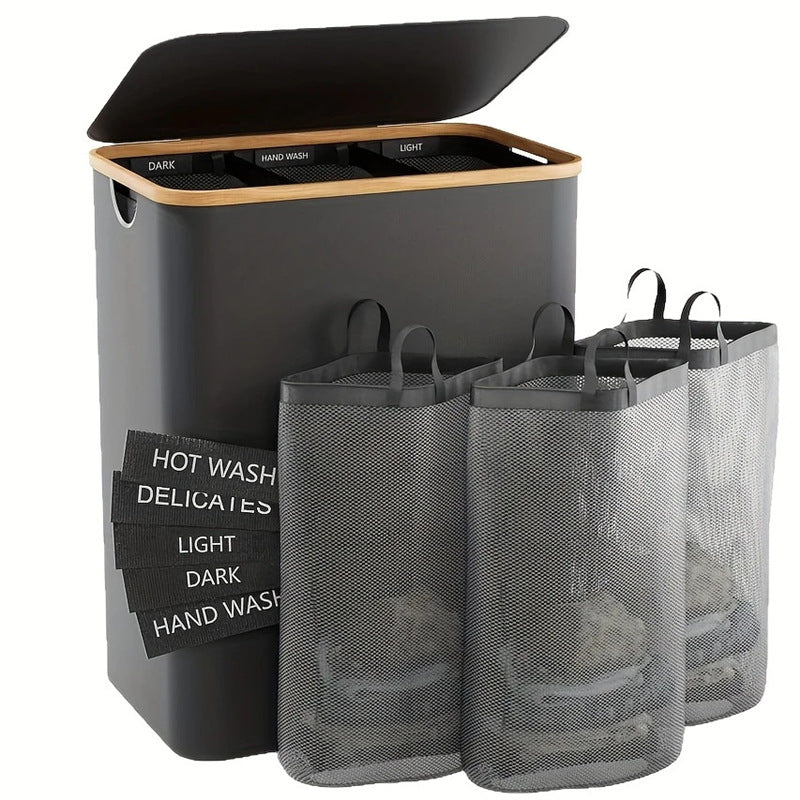 Laundry separation system with practical lid and compartments Kalsten