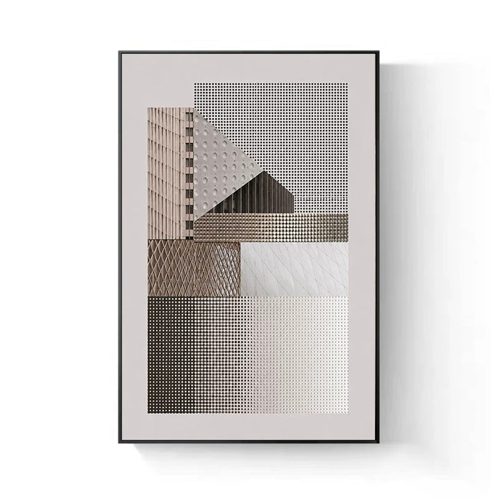 Geometric Abstract Framed Wall Art